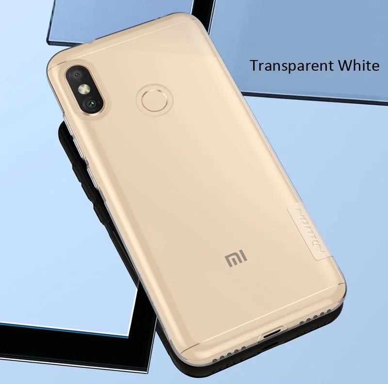 Nillkin Nature Transparent Clear Case For Xiaomi Redmi 6 Pro 6A Soft TPU Cover |