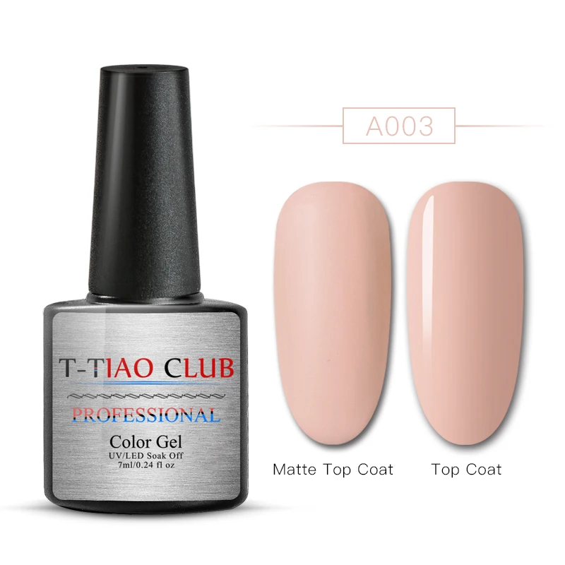 M30299 T-TIAO CLUB, матовый гель для ногтей телесного цвета, гибридный лак для ногтей, полуперманентный УФ-гель, основа для ногтей - Цвет: M30299