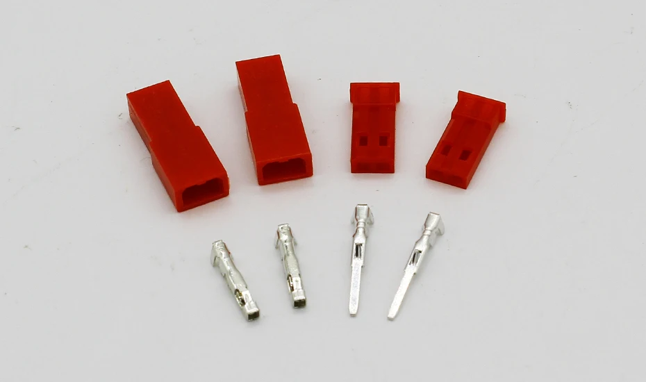 50 компл./лот JST разъем 2pin Женский, мужской и обжима RC коннектор аккумулятора для авто для е-байка, лодка, ЖК-дисплей, светодиодный и так далее