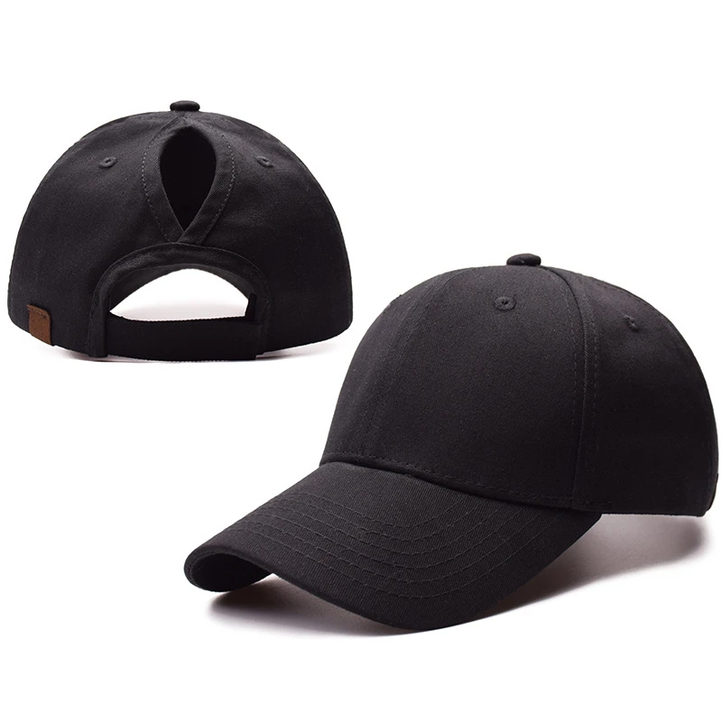 [NORTHWOOD] Мода 2019 г. одноцветное Бейсбол кепки женский хвостик Snapback хип хоп папа