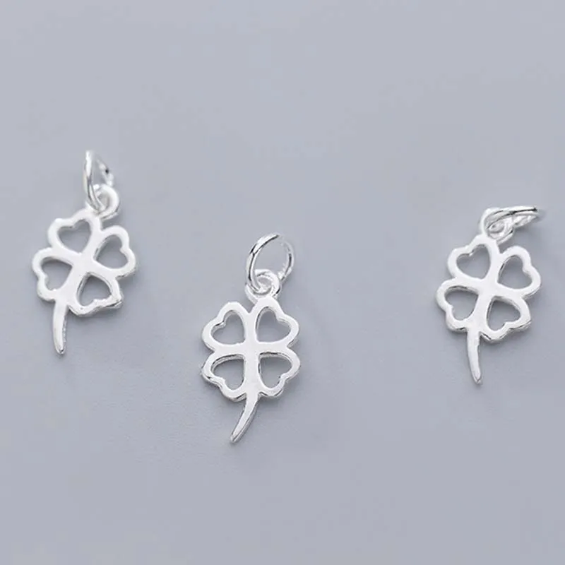 Женский кулон из серебра 925 пробы с подвеской в виде цветка ожерелья браслета |