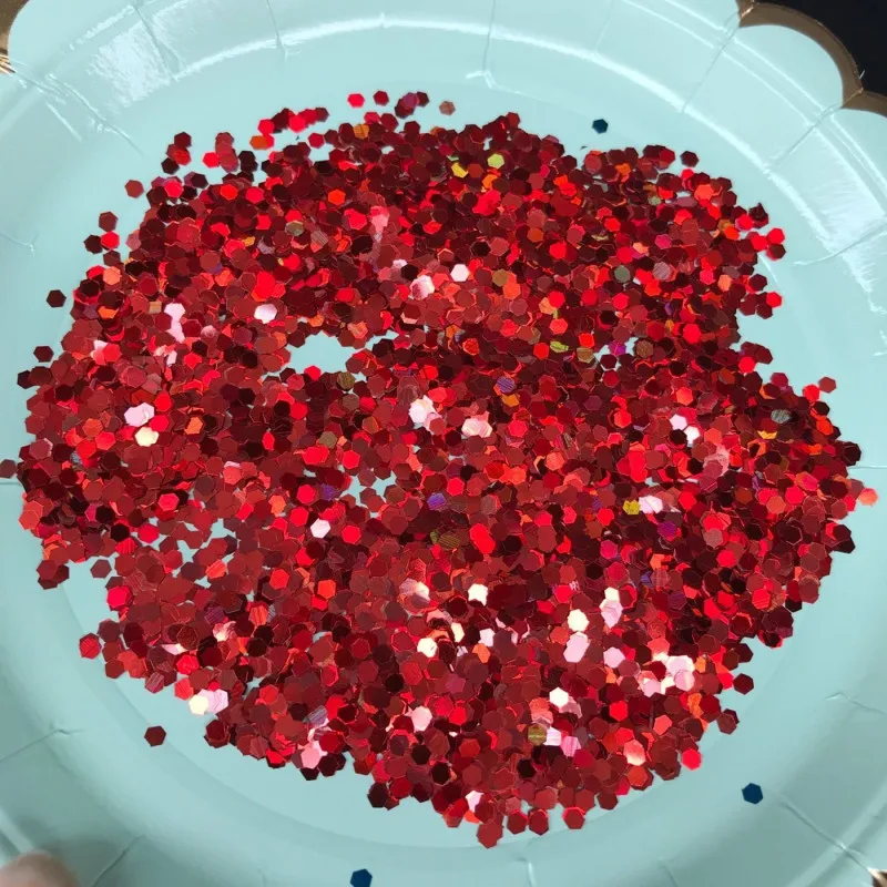 red rhombus 10 г 3 мм звезда ромбовидная блестящая БОБО шары наполнение шары с золотыми конфетти флэш Лазерная пудра Свадьба День Рождения вечерние украшения - Цвет: red rhombus