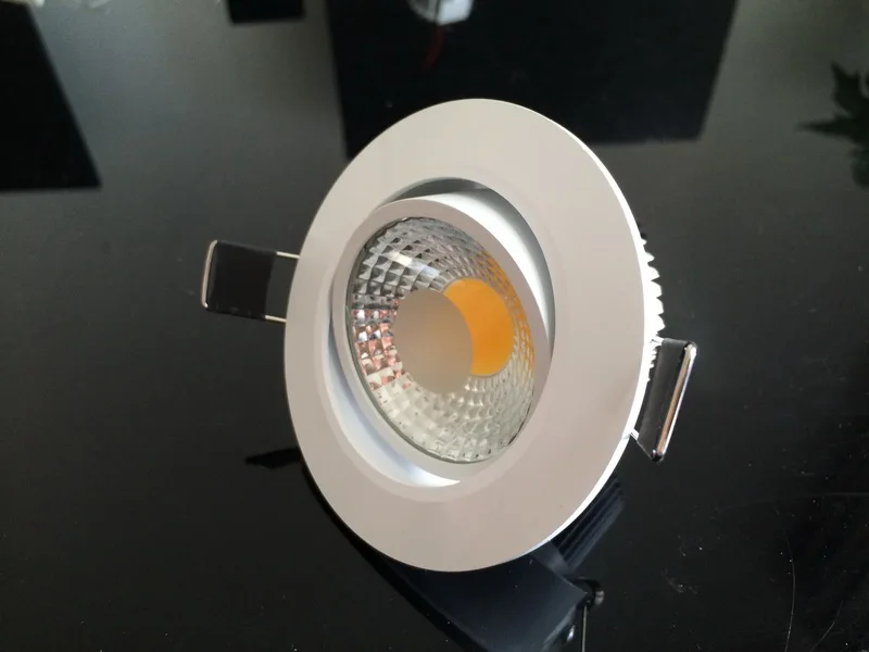 Супер качество белый корпус 6 Вт 9 Led Cob светильники точечные огни 120 Угол луча CREE