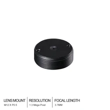 HD cctv Объектив Pinhole 3 7 мм M12 * 0 5 крепление 1/3 &quotF4.5 92 градусов для