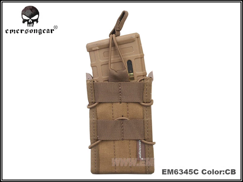 Emerson одну единицу винтовка, подсумок утилита MOLLE крепление крепления для M4/M14/AK/G3/G36 - Цвет: CB