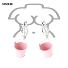 Зажимы для сосков в форме ведра, женские игрушки для БДСМ, массажер груди, вакуумный молокоотсос на присоске для сосков, взрослые игры, раньше для мужчин и женщин