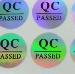 

1000 шт. точечная поставка, прошедшая контроль качества голограмма, этикетка из ПЭТ-бумаги, сертификационные наклейки