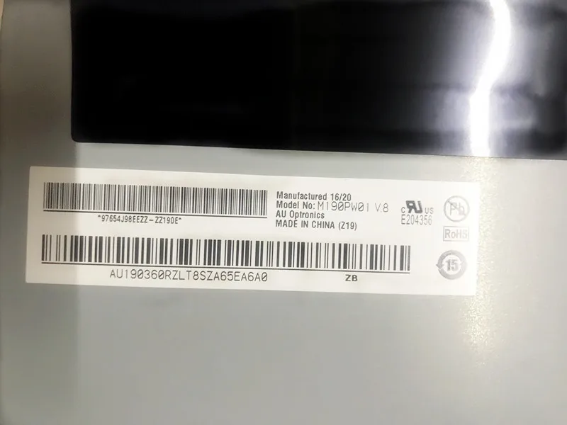 ЖК-экран M190PW01 V8 V.8 новый оригинальный 19 0 дюйма 1440x900 LVDS 30pin 72% NTSC 250 кд/м² 60 Гц 1000:1 |