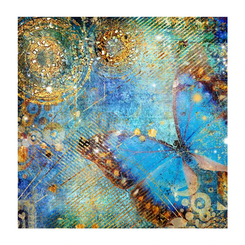 

5D DIY Diamond Embroidery Butterfly Full square / Round 5d Diamond Painting Cross Stitch Kits Diamond Mosaic Decor gift GH348