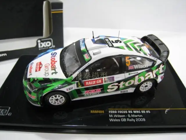I XO 1:43 Ford Focus RS WRC 08 2009 сплав модель автомобиля литье под давлением металлические игрушки подарок на день рождения для детей мальчиков
