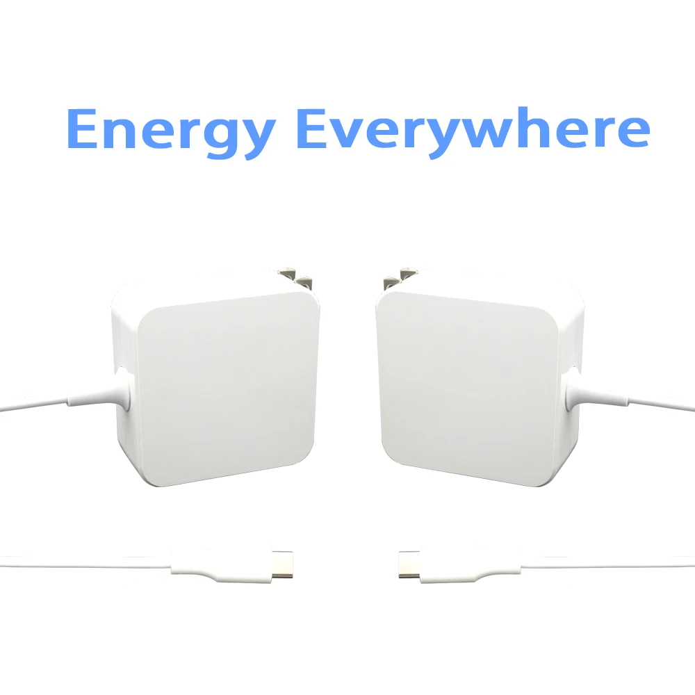 Адаптер для ноутбука Apple 45 Вт USB-C зарядное устройство 20V2. 25A/15V3A/14.5V2A/9V3A/5V3A TYPE-C совместим с мобильным телефоном планшет hp lenovo