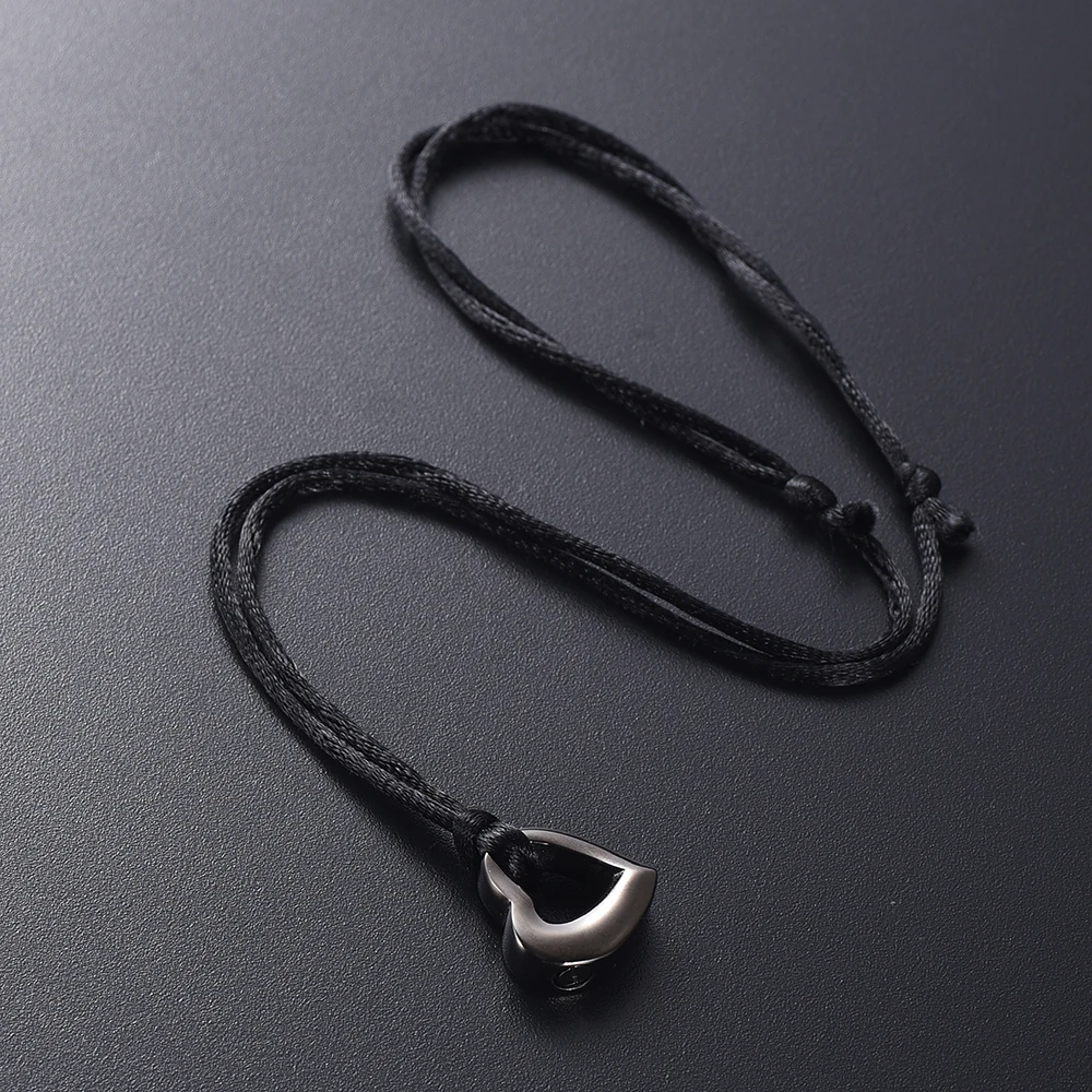 

IJD8952 Foreverlove Cremation Jewelry for Funeral Ashes Keepsake Hold My Heart Keepsake Memorial Urn Necklace