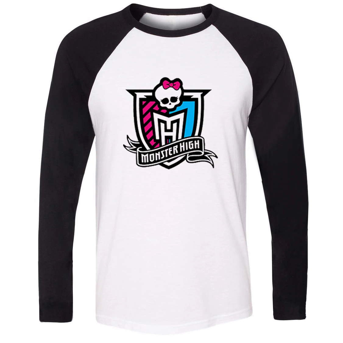 IDzn унисекс футболка с принтом монстра Хай логотипом завязывается на голову