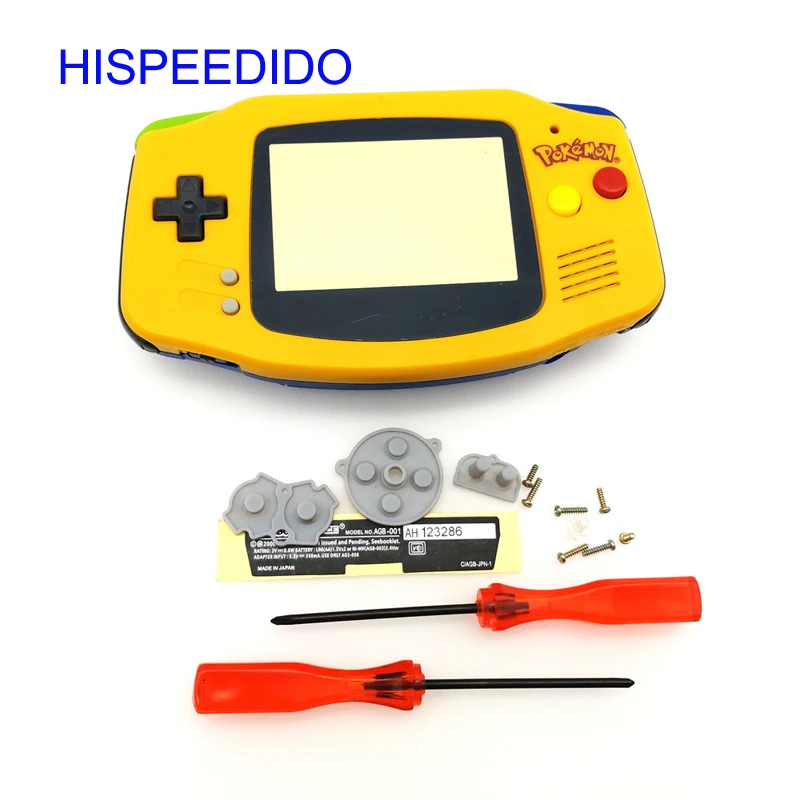 Замена HISPEEDIDO для Nintendo Game Boy Advance GBA корпус корпуса оболочки кнопки