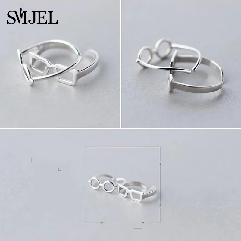 SMJEL новый модный винтажный геометрический круг солнцезащитные кольца для женщин