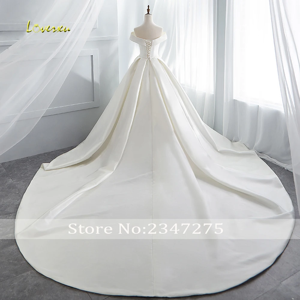 Loverxu свадебное платье Vestido De Noiva сексуальное с вырезом лодочка Винтаж 2021 длинным