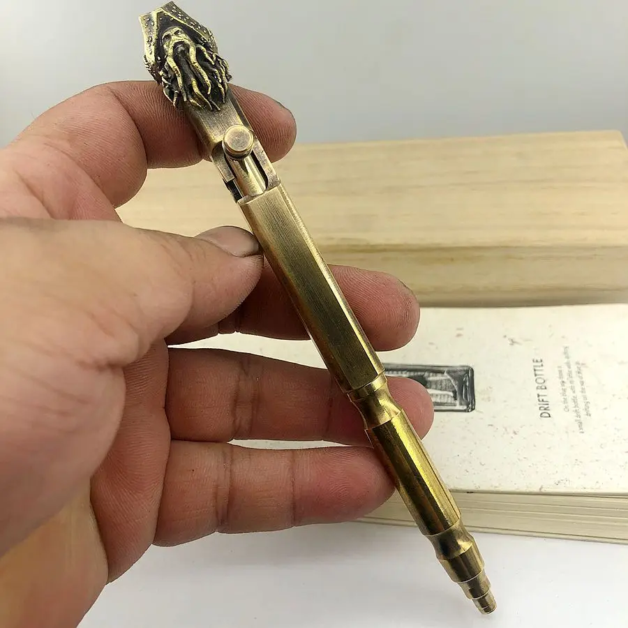 Открытый Дорожный набор инструментов EDC ручная сварка латунь Davy Jones креативный