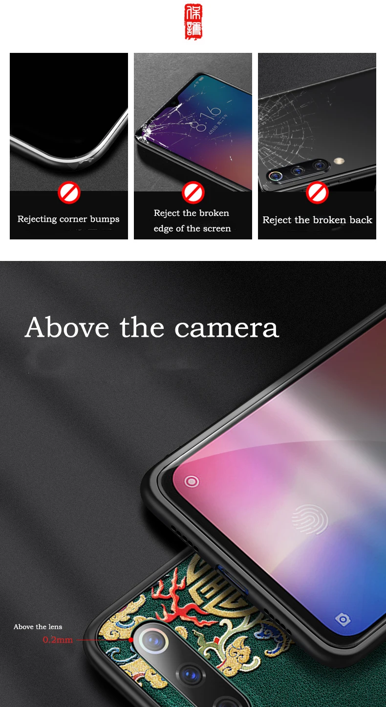 Противоударный чехол для Xiaomi mi 9 8 Pro SE CC9 CC9E A3 Lite 9T mi x 2 2S 3 Red mi K20 Pro Note 7 Чехол из искусственной кожи с тиснением
