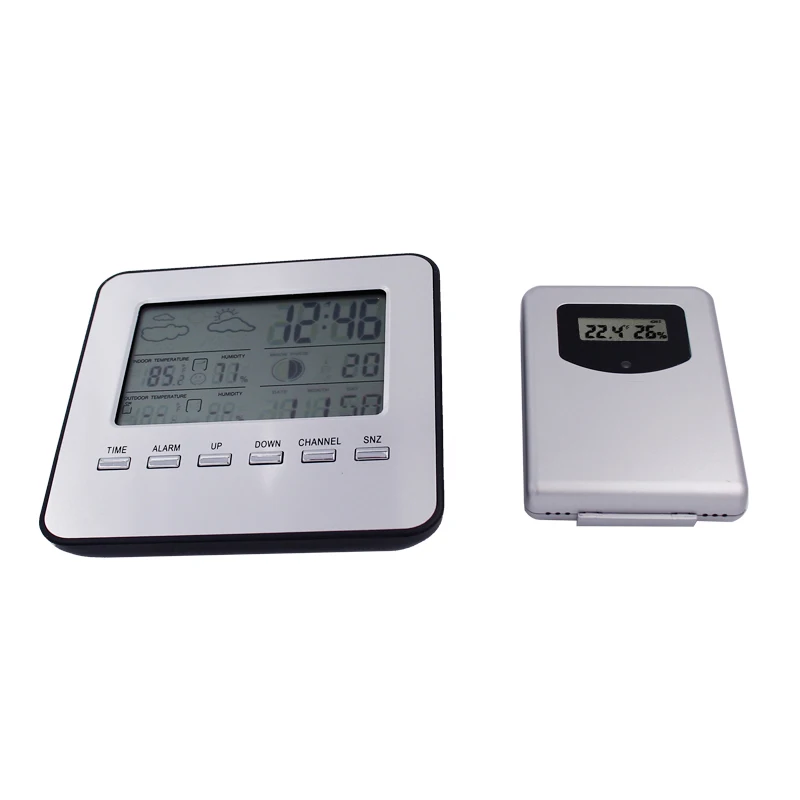 Цифровой ЖК-будильник метеостанция электронный термометр гигрометр 3 в 1