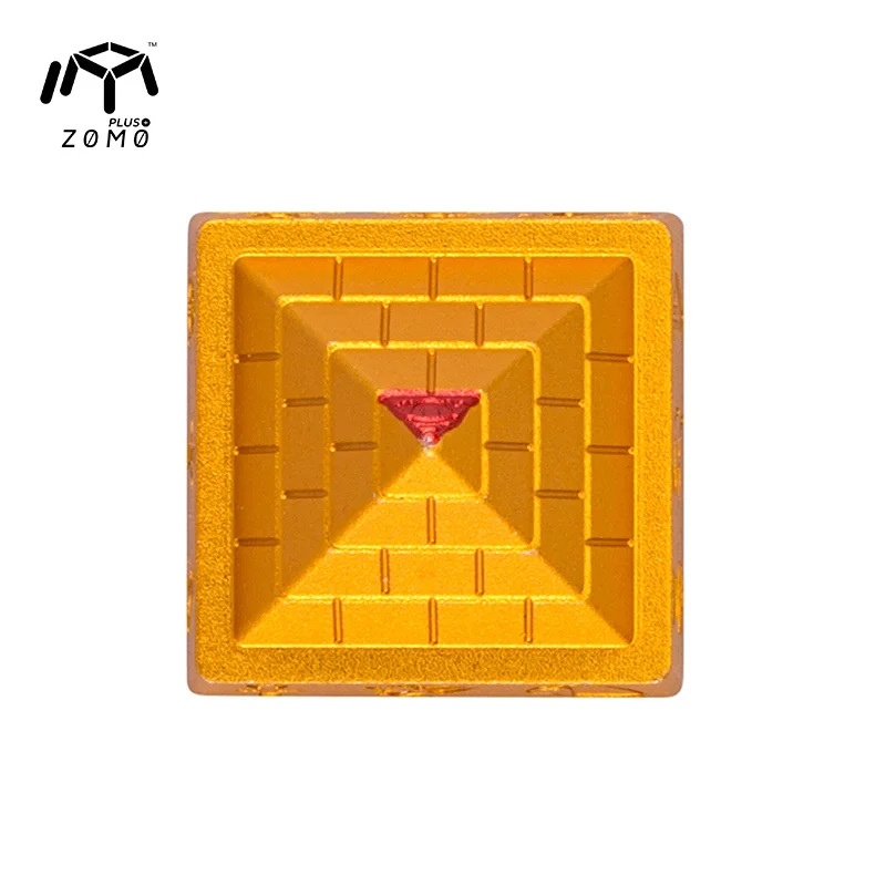 Zomo мамочка египетская Пирамида Artisan Keycap CNC Анодированный Алюминиевый совместимый Cherry MX переключатели