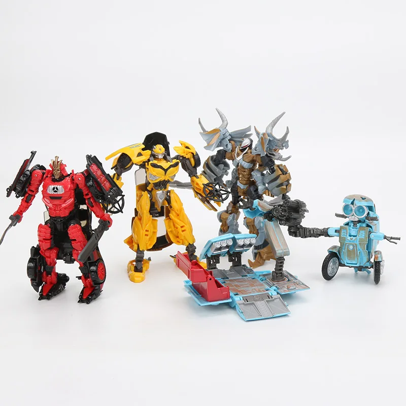 Трансформеры игрушки последний рыцарь Премиум Издание Steelbane Deluxe Dinobot Slug Autobot Sqweeks Фигурки Коллекция Модель