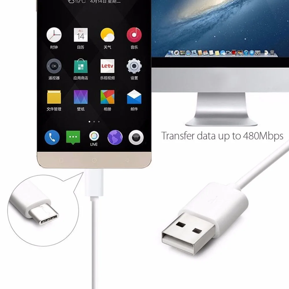 100 шт./партия 1 фут 3 фута 6 футов 10 быстрое зарядное устройство USB кабель Type C