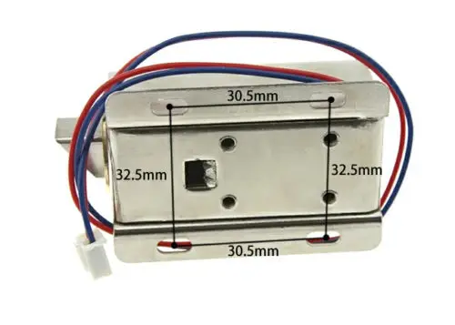 Дверной выдвижной шпунтовый Электрический замок в сборе соленоид тонкий дизайн