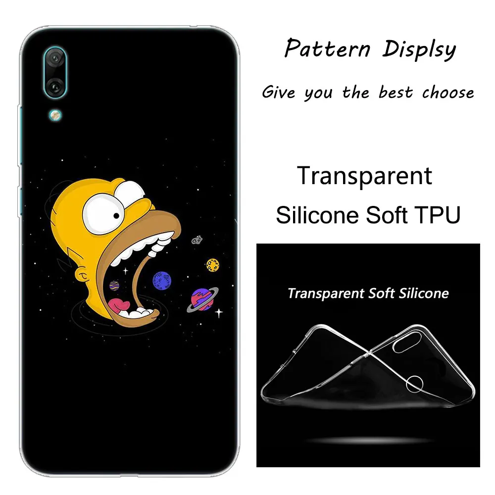013 Популярный Мягкий силиконовый чехол для телефона Homer Simpson для huawei mate 10 20 Lite Pro Enjoy 9S Y9 Y7 Y6 Y5 Pro Модный чехол - Цвет: 013