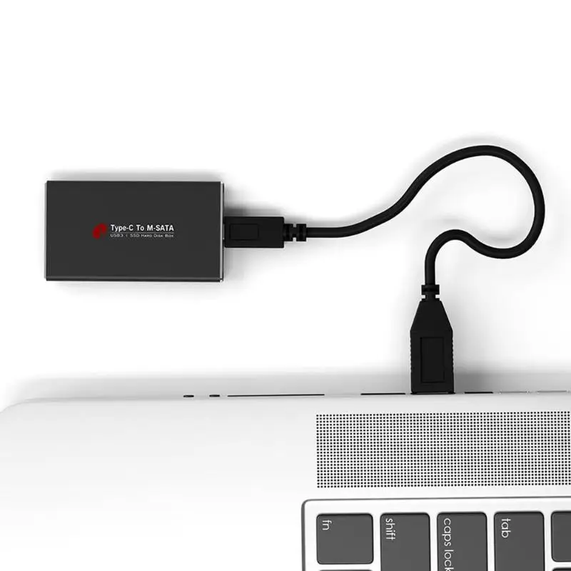 USB3.1 type C to MSATA to USB 3,0 SSD корпус MSATA SSD чехол для жесткого диска Внешний чехол для мобильного телефона кабель