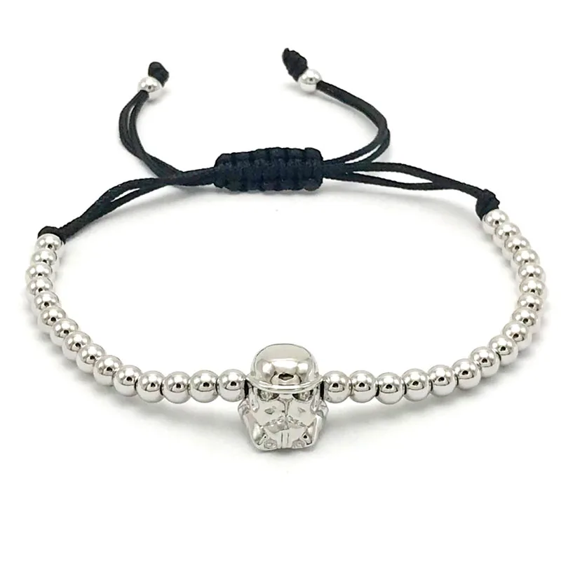 Мужской браслет с кубическим цирконием плетением из Звездных Войн|forever bracelet|charm