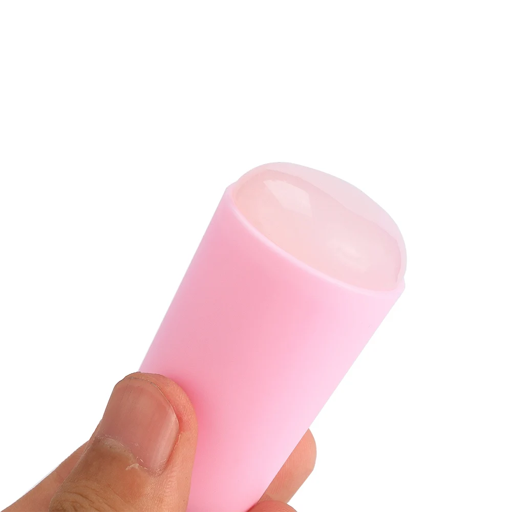 Прозрачный силиконовый штамп прозрачный желеобразный скребок для ногтей набор