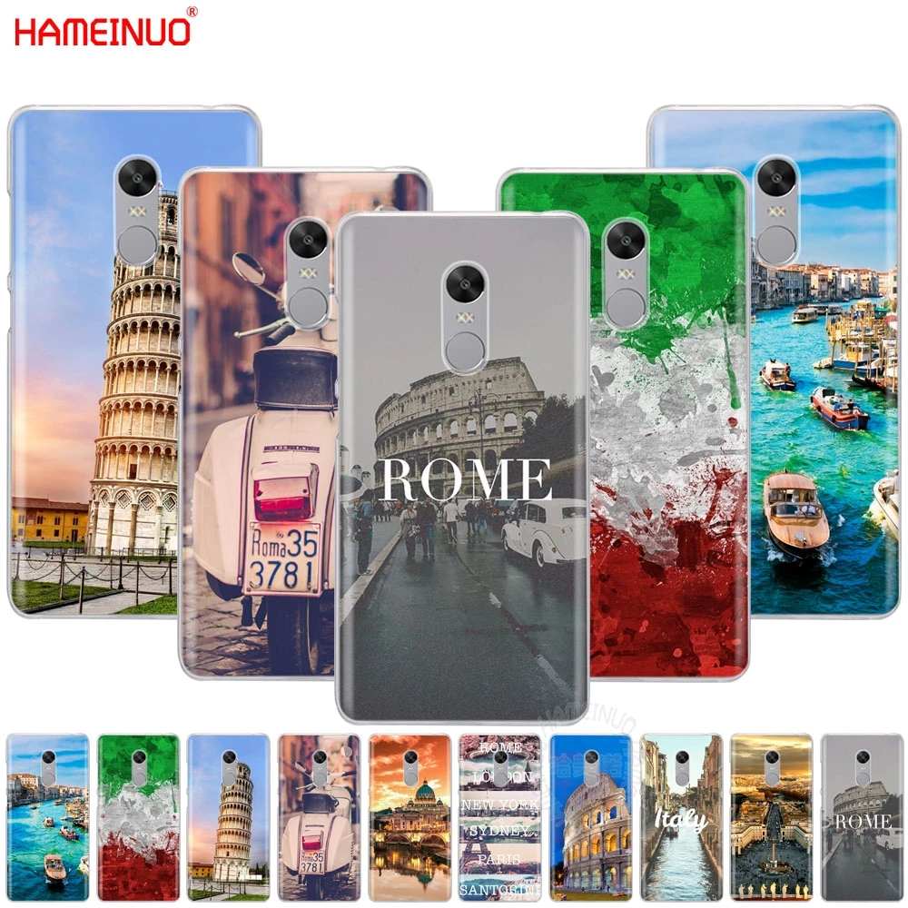 HAMEINUO Италия Рим Пиза башня чехол для телефона Xiaomi redmi 5 4 1 1s 2 3 3s pro PLUS note 4X 4A 5A |