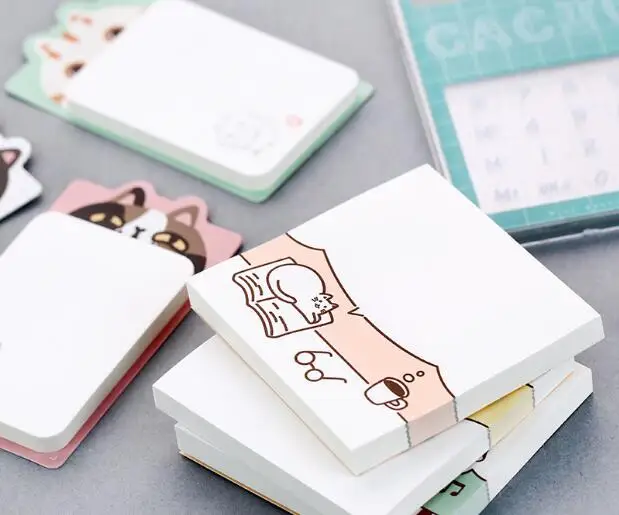 

Chenguang Stationery Kawaii Cartoon Sticky Notes 6 PCS/Lot Cute Convenience N Post It Planner Stickers School Supplies