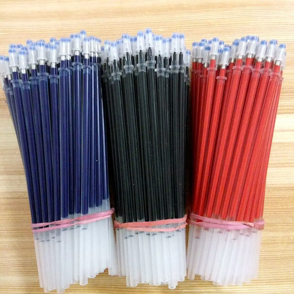 

10pcs 0.5mm Red Blue Black Ink Refill Ballpoint Pen Refill Signature Rods For Handles Office School Supplies Stationery Gifts