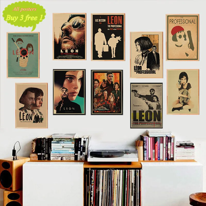 LAITANG Leon профессиональный винтажный фотопостер Настенный декор украшение для