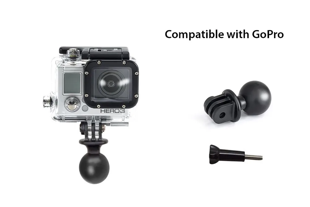 2 шт. монтажное основание с шариком диаметром 1 дюйм (Совместимо ОЗУ). Легко