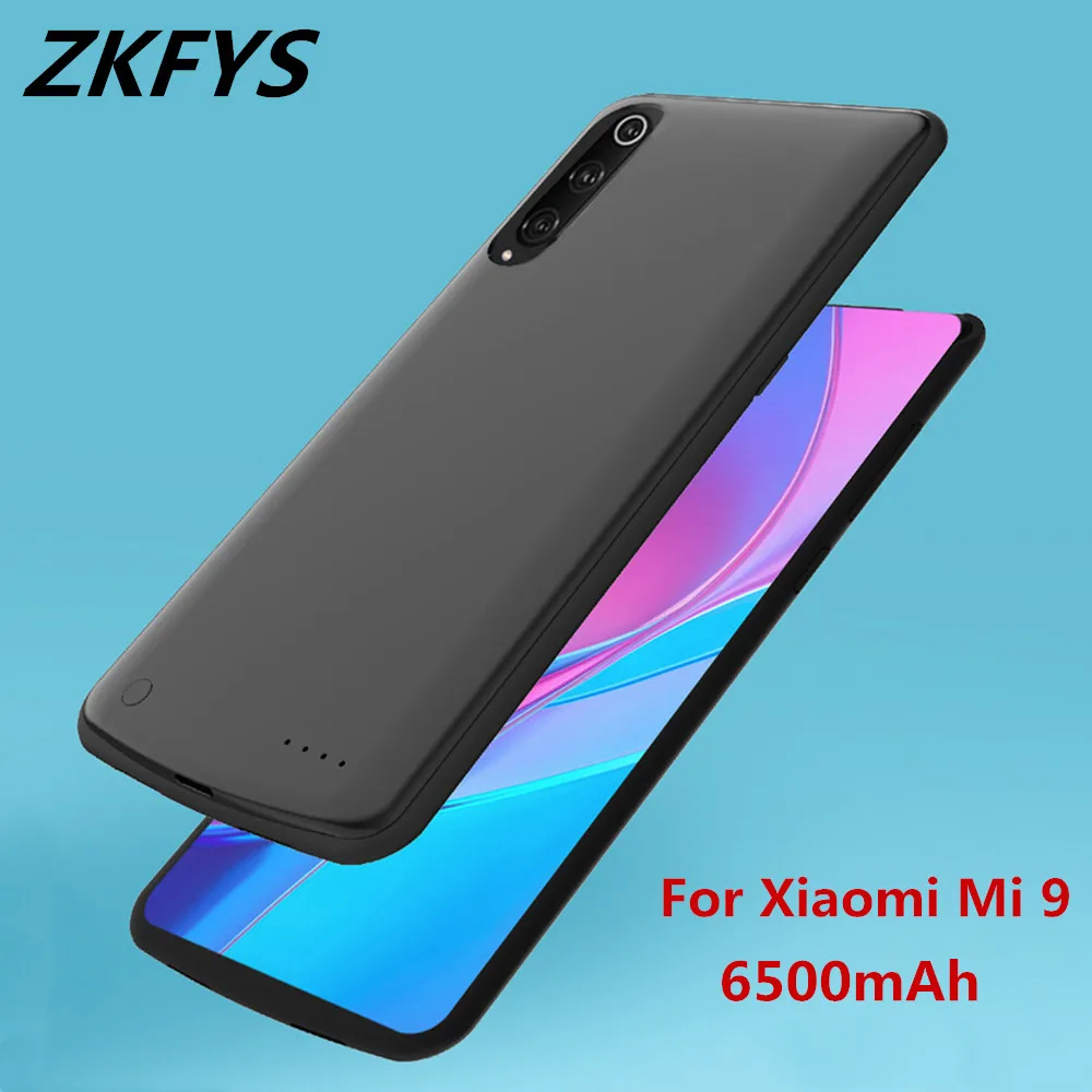 Ультратонкий чехол для зарядного устройства Xiaomi Mi 9 аккумулятора 6500 мАч