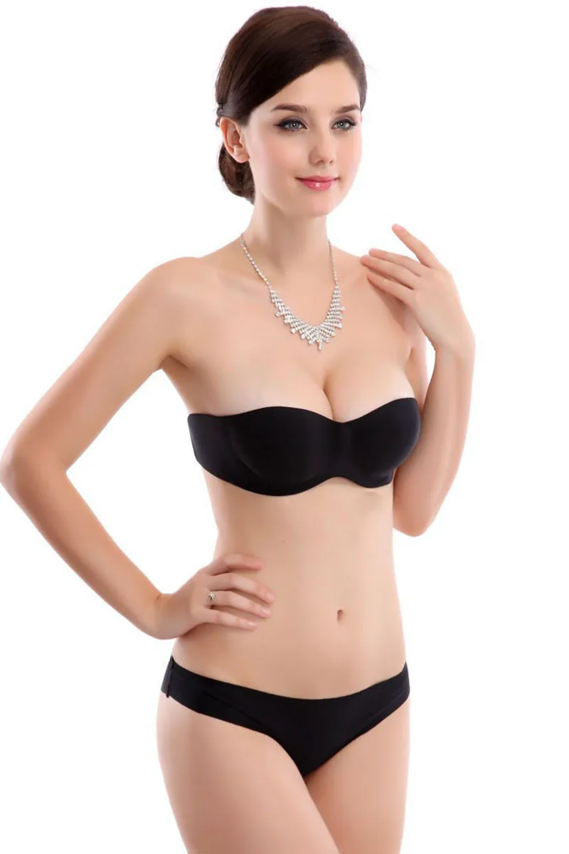 Sexy Backless Bra for Women Dress Silicone Strapless Bra Push Up Invisible Bras Free Shipping