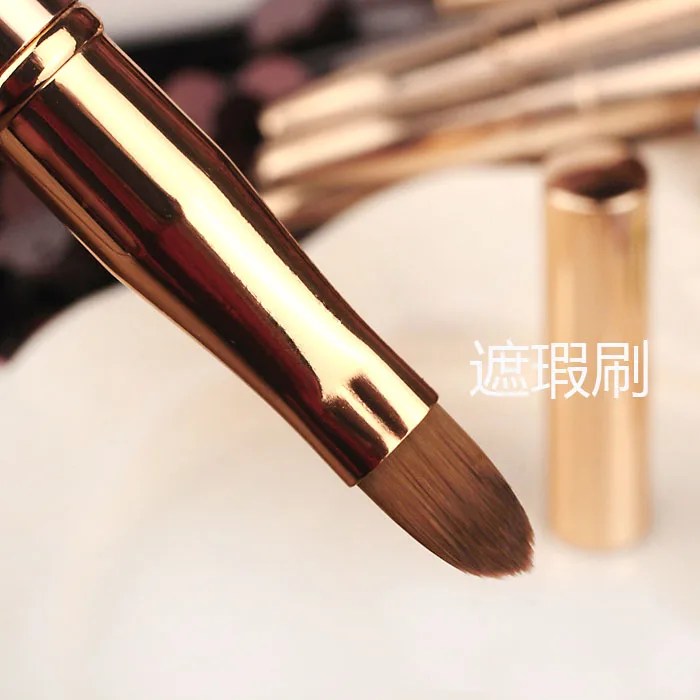 2017 Hot Fashion Pro Double-headed Retractable Makeup Blush Lip Brush and Eyeshadow Foundation Cosmetic Adjustable | Красота и