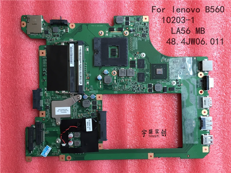 48.4JW06.01 материнская плата для ноутбука Lenovo B560 (N11M-GE2-S-B1 видеокарты) 100% тестирование