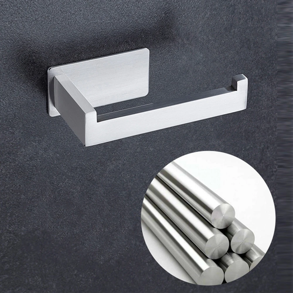 Полезные Нержавеющая сталь однотрубные настенный держатель рулона туалетной