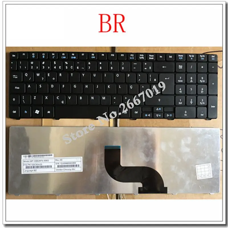 Новая Бразильская Клавиатура для ноутбука Acer aspire 7739 7739G 7739Z 7739ZG 8940 5560 5560G 5552G