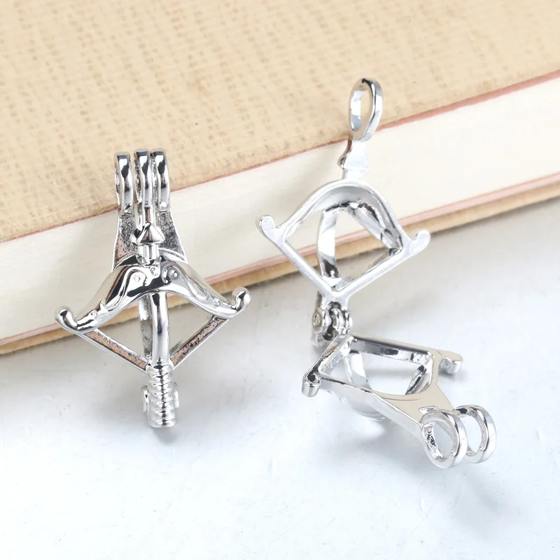 6 шт. яркий бант и стрела жемчужный держатель кулон эфирное масло диффузор