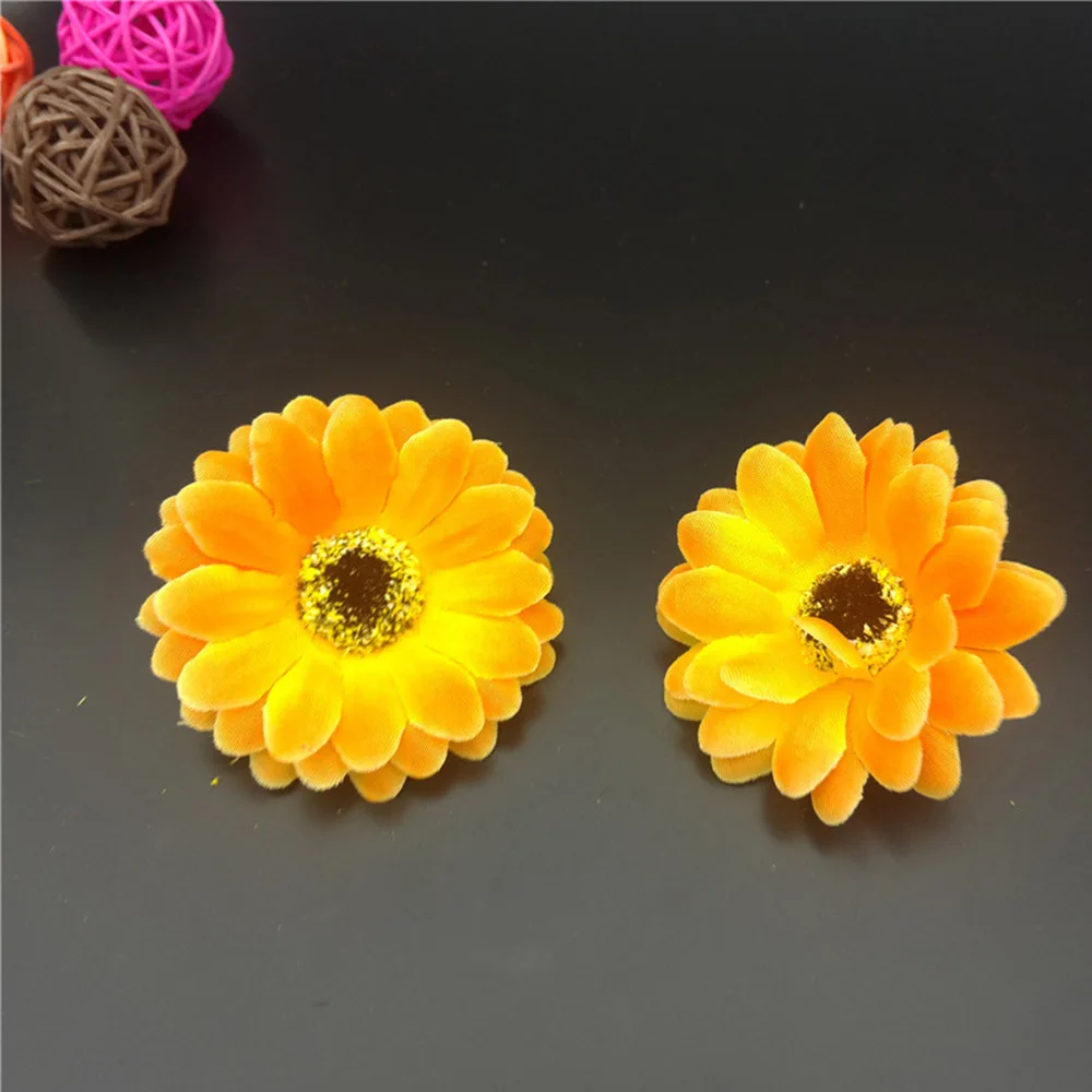 2 шт. DIY аксессуары маленький цветок солнца моделирования процесса ткани