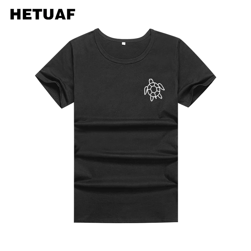 HETUAF Kawaii карман черепаха футболка женская повседневная обувь Обувь с рисунком