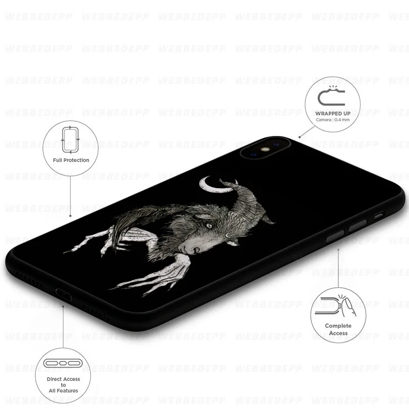 WEBBEDEPP Devil Satan Soft Case for Huawei Mate Honor 20 6A 7A 7C 7X 8 9 9X 10 View Lite Pro 30 |