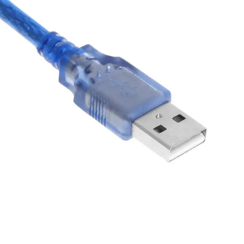 Высокоскоростной прозрачный синий usb накопитель 2 0 кабель для принтера Type A Male B