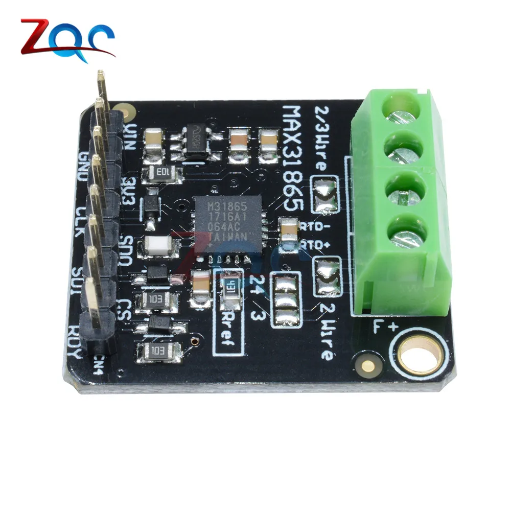 MAX31865 SPI PT100/PT1000 RTD-to-Digital плата преобразователя температуры термопары сенсор модуль усилителя для Arduino 3,3 В/5 В