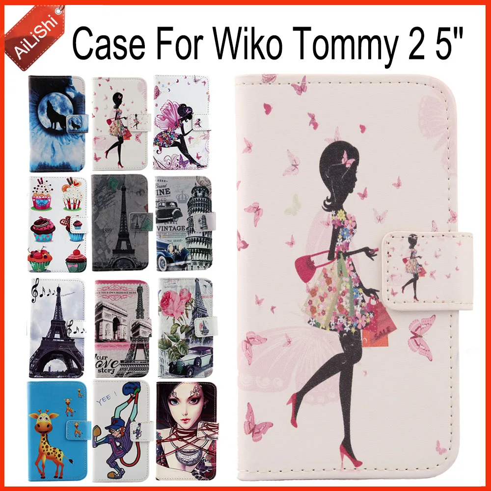 Прямая поставка с завода AiLiShi! Чехол для Wiko Tommy 2 5 &quot роскошный флип-чехол телефона
