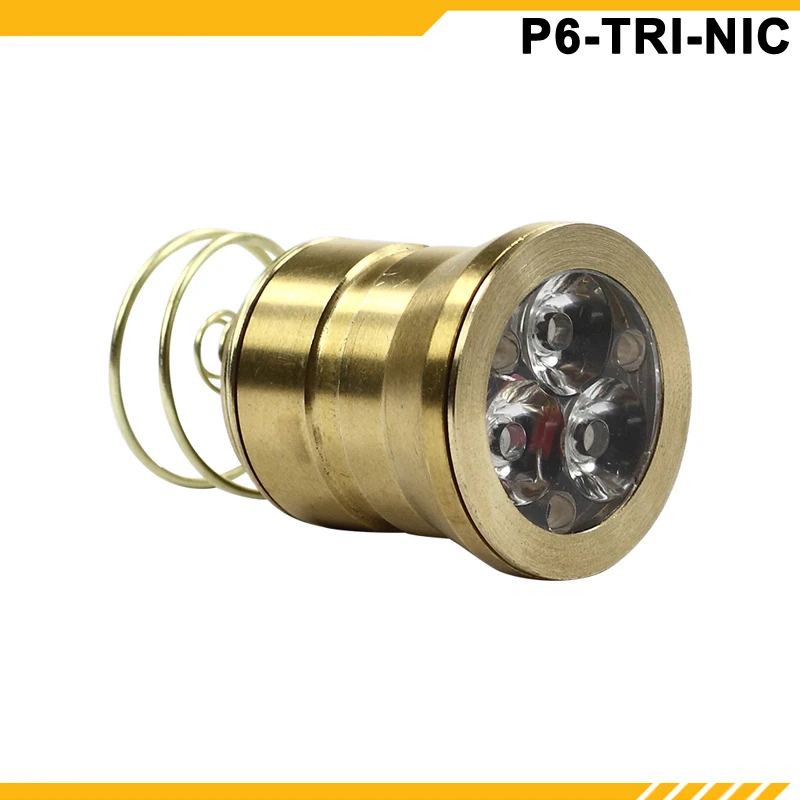 KDLITKER P6-TRI Triple Nichia 219C нейтральный белый 4000K High CRI92 1000 Lumens 3V - 9V P60 Drop-in (Dia. 26 5 мм) | Лампы